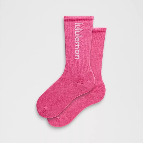 lululemon athletica Pink Crew Socks—Two Pack, MEDIUM, NWT - Picture 2 of 5